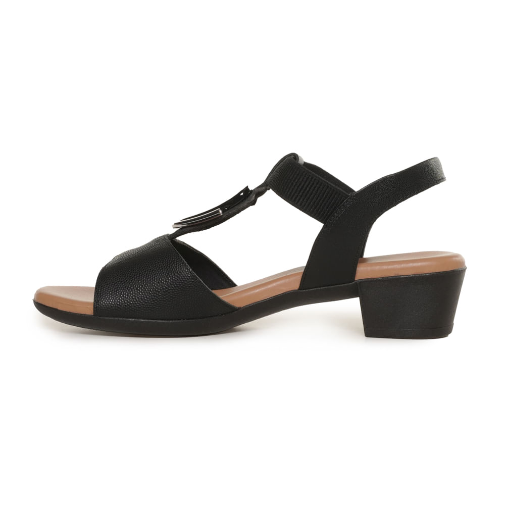 Usaflex Sandalia 24-MM0801-6 Preto Elastico -2-